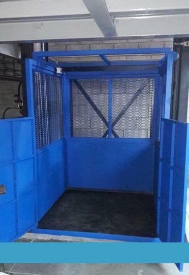 Montacargas industrial - instalación 1